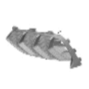 Hyundai 865C2L1300 Bumper Moulding, Lower, RH (Genuine) OEM