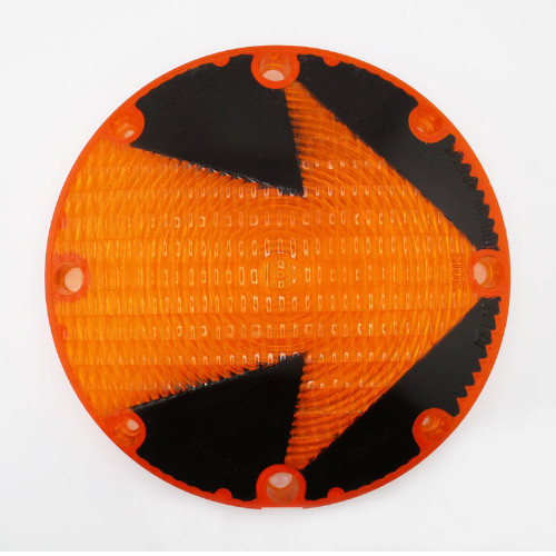 International 92820600 Turn Signal Lens, Amber w/Arrow (Weldon 1002-0000-20)