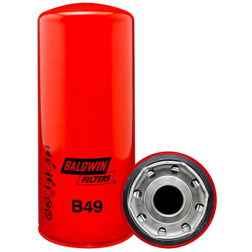 Baldwin B49 Oil Filter, Spin-On (Genuine)
