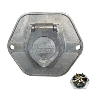Haldex BE24000 Trailer Receptacle, 7-Way Circuit Breaker (Genuine)
