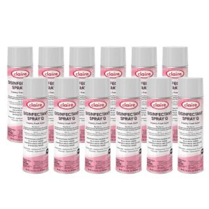 Claire Disinfectant Spray Q, Case of 12 (15 oz.) (Country Fresh Scent) (C-1001)