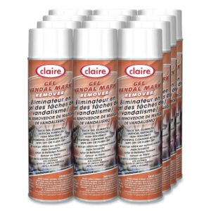 Claire Gel Vandal Mark Remover, Case of 12 (15 oz.) Cans, (C-880)