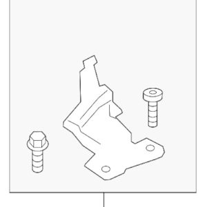 Ford DP5Z54611B68BE Seat Belt Anchor (2014-2016 Fusion, 2013-2019 Lincoln MKZ)