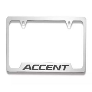 Hyundai J0F39AM000 License Plate Frame, Accent, Chrome (Genuine)