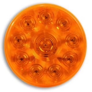 Power Products LED40Y19 Light, 4" Rd Turn LED