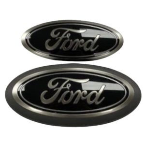 Ford LL3Z-9942528-B Emblem, Black Oval (F-150) (No Camera Hole)