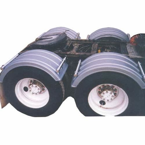 Holtz M-151 Fender, Single, U-Bolt Bracket Style, Poly - Image 3