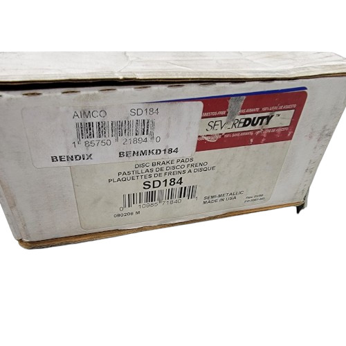 Aimco SD184 Brake Pads (Replacement Wagner SX184, GMC BMKD184FE) - Image 2