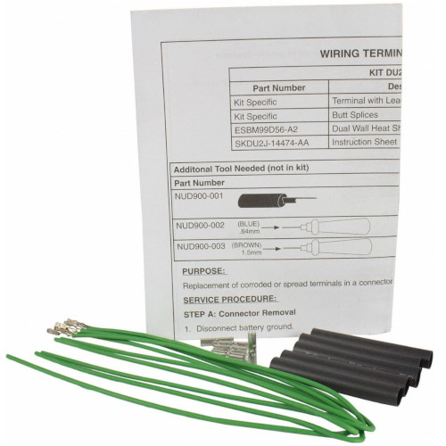 Motorcraft WT-1002 Terminal, Fuel Pump Jumper, Ford DU2Z14474CA (5 Pack) (Genuine)