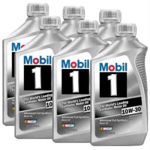 Mobil 1 122319 10W-30 Full Synthetic Motor Oil 6 Pack 1 Quart Bottles