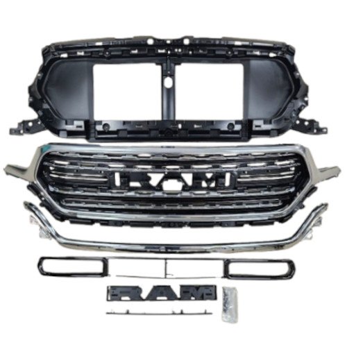 Mopar 68404973AE Radiator Grill Assembly 19-24 Ram 1500 (Genuine)
