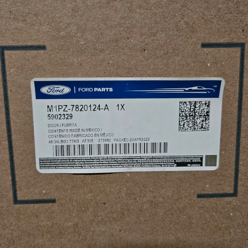 Ford M1PZ-7820124-A Door Shell Assembly, Front Passenger Side (Genuine OEM) - Image 2