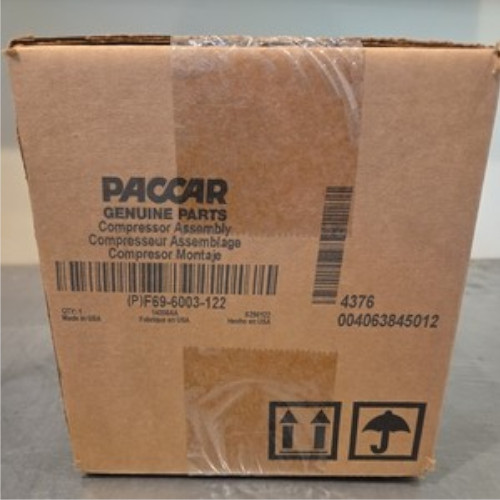 PACCAR F69-6003-122 Compressor Assembly, A/C Sanden 4376 (Genuine) - Image 2