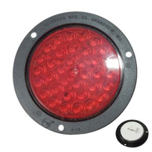 Peterson 4178-AMP Stop/Tail/Turn Light 4'' LED Lamp W/Flange