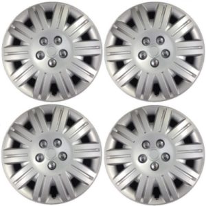 CCI 41916S Silver Wheel Covers, 16" Hub Caps, Chrysler Town & Country (4 Pack)