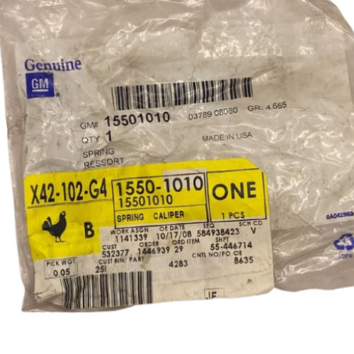 GM 15501010 Spring Caliper for 1994 through 2002 Chevrolet and GMC Trucks (2 pack) (Genuine)